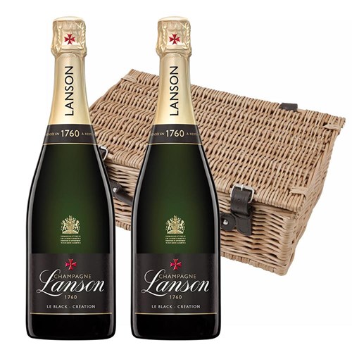 Lanson Le Black Creation 257 Brut Champagne 75cl Twin Hamper (2x75cl)